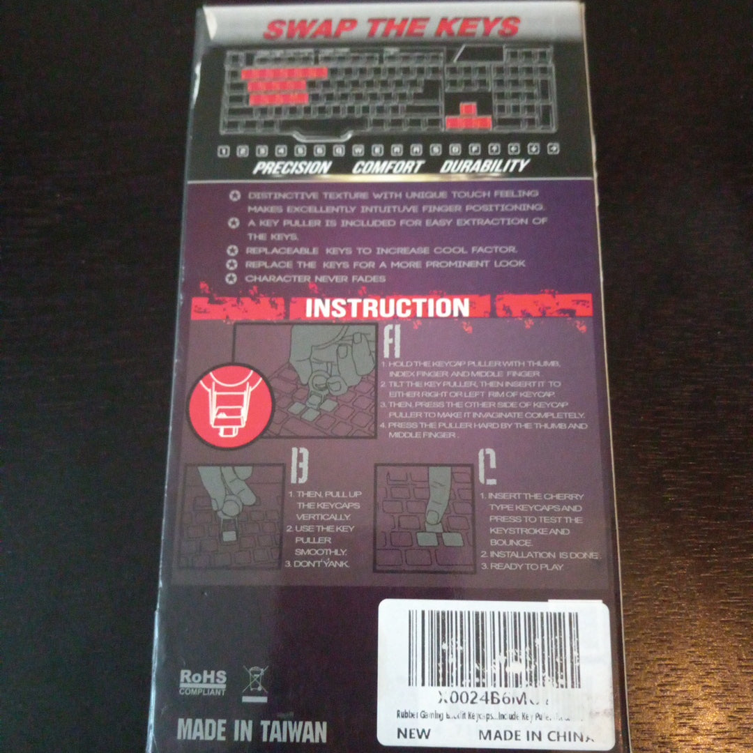 Taihao Rubber Double Shot Gaming Keycaps