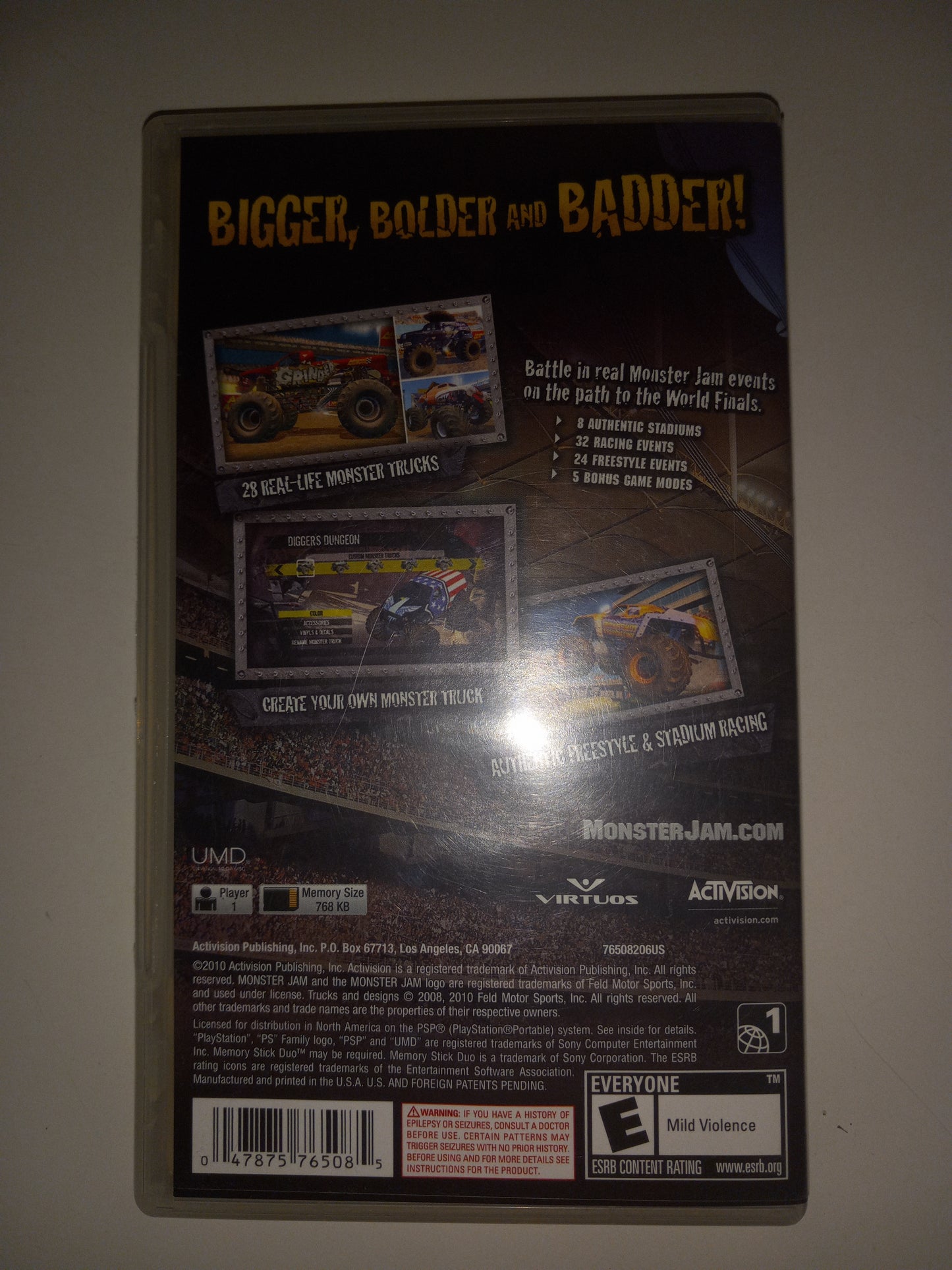 Monster Jam Path of Destruction PSP