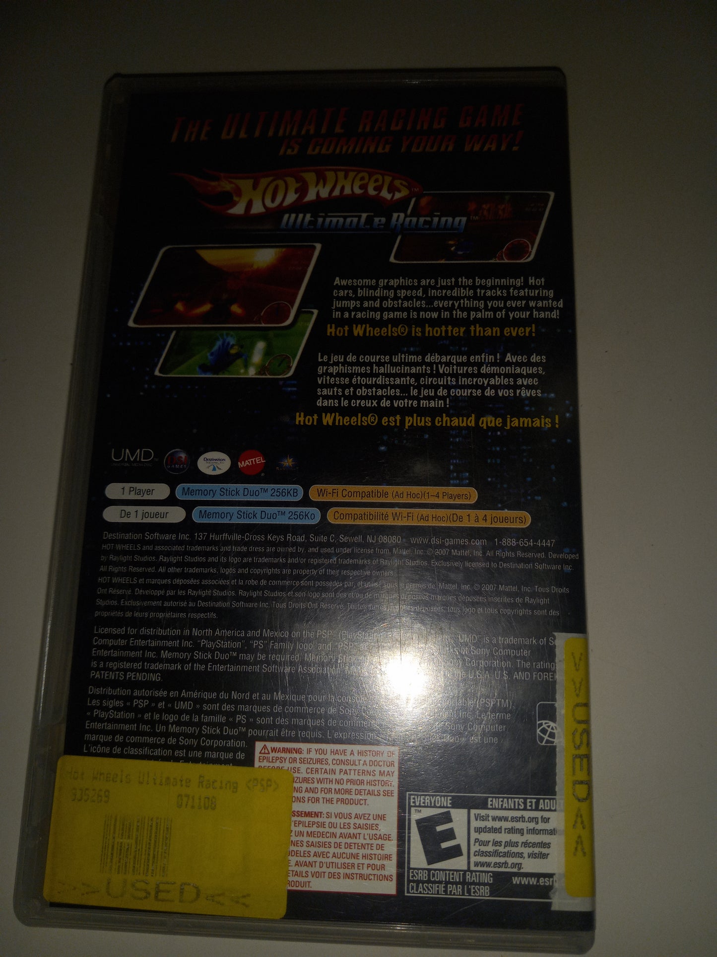 Hot Wheels PSP