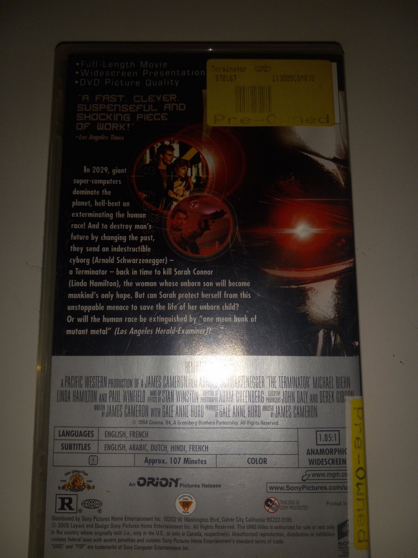 PSP Movie The Terminator.