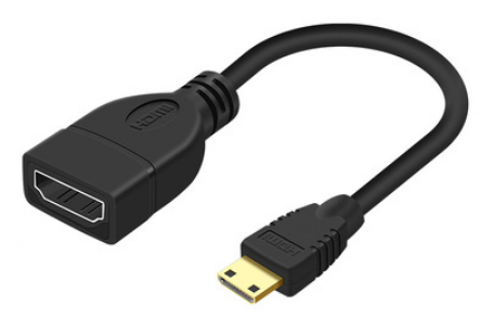 Mini HDMI To HDMI Adapter Cable Connector