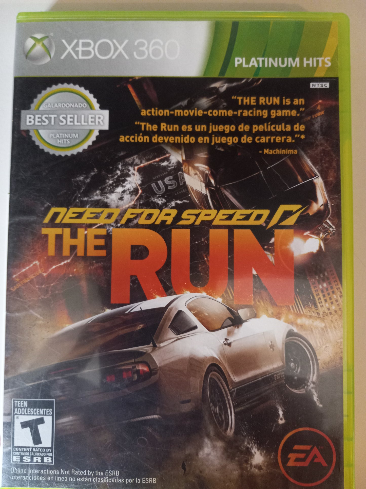 Need For Speed the Run Xbox 360