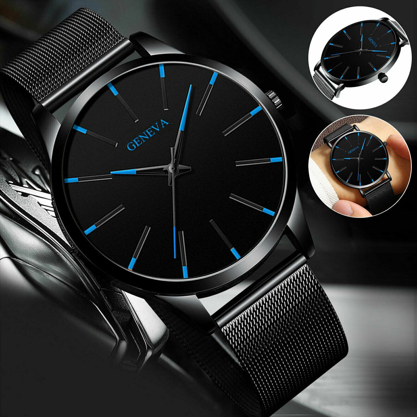 Waterproof Men's Stainless Steel Wristwatches