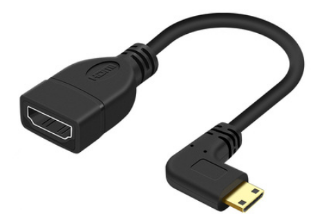 Mini HDMI To HDMI Adapter Cable Connector